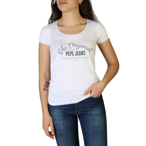 Pepe Jeans Nő Tricou CAMERON_PL505146_WHITE MOST 21283 HELYETT 11517 Ft-ért!